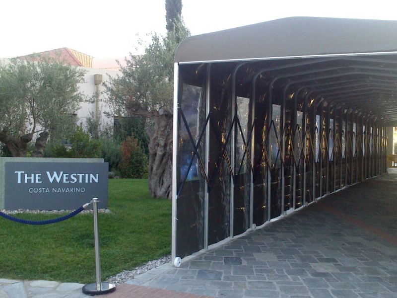 'Ready-Box' retractable tunnel @ THE WESTIN, Costa Navarino